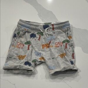 H&M Kids Jungle Print Shorts - Gray